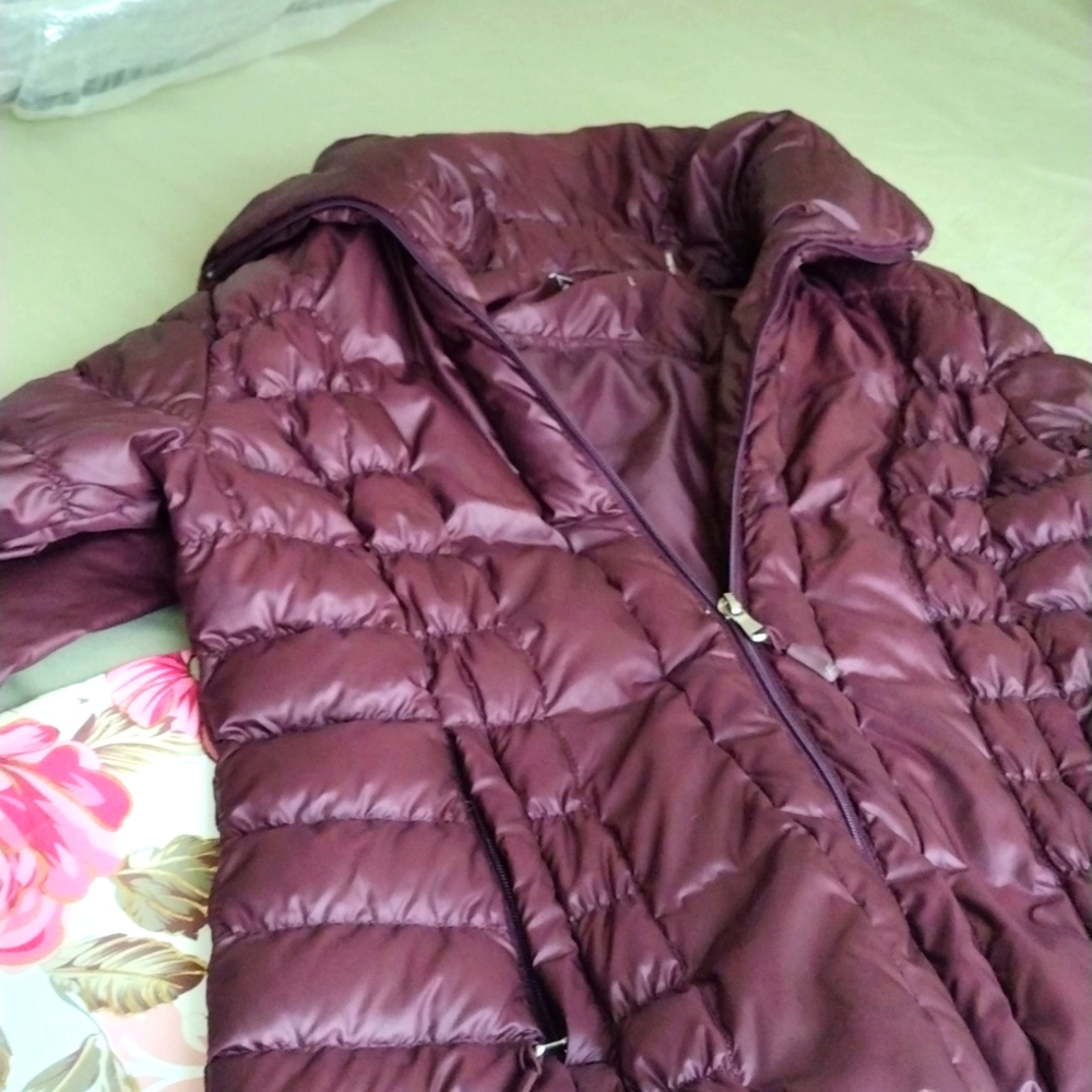 Rich BB down puffy jacket with adjustable collar